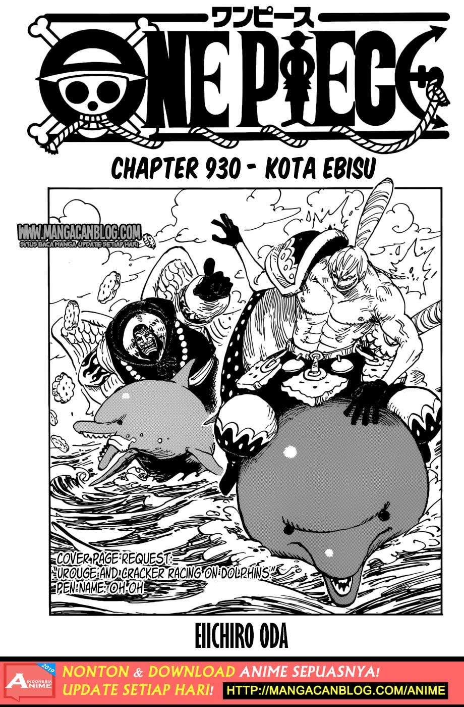 Komik One Piece Chapter 930 gambar nomor 1