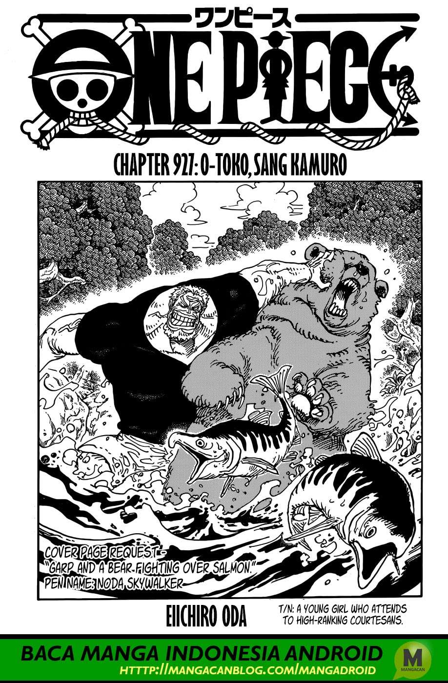 Komik One Piece Chapter 927 gambar nomor 1