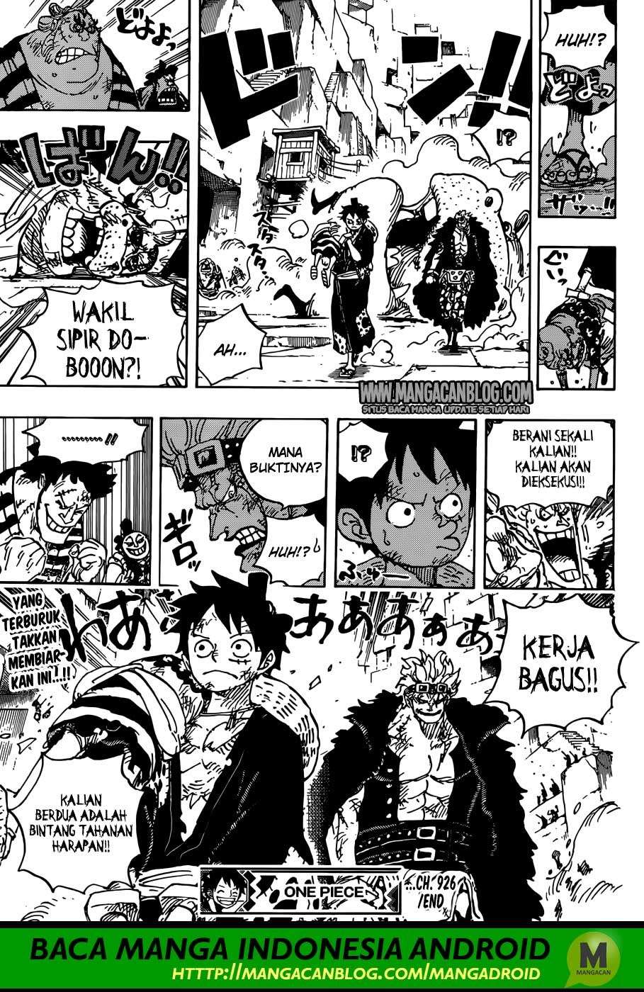 One Piece Chapter 926 Gambar 18