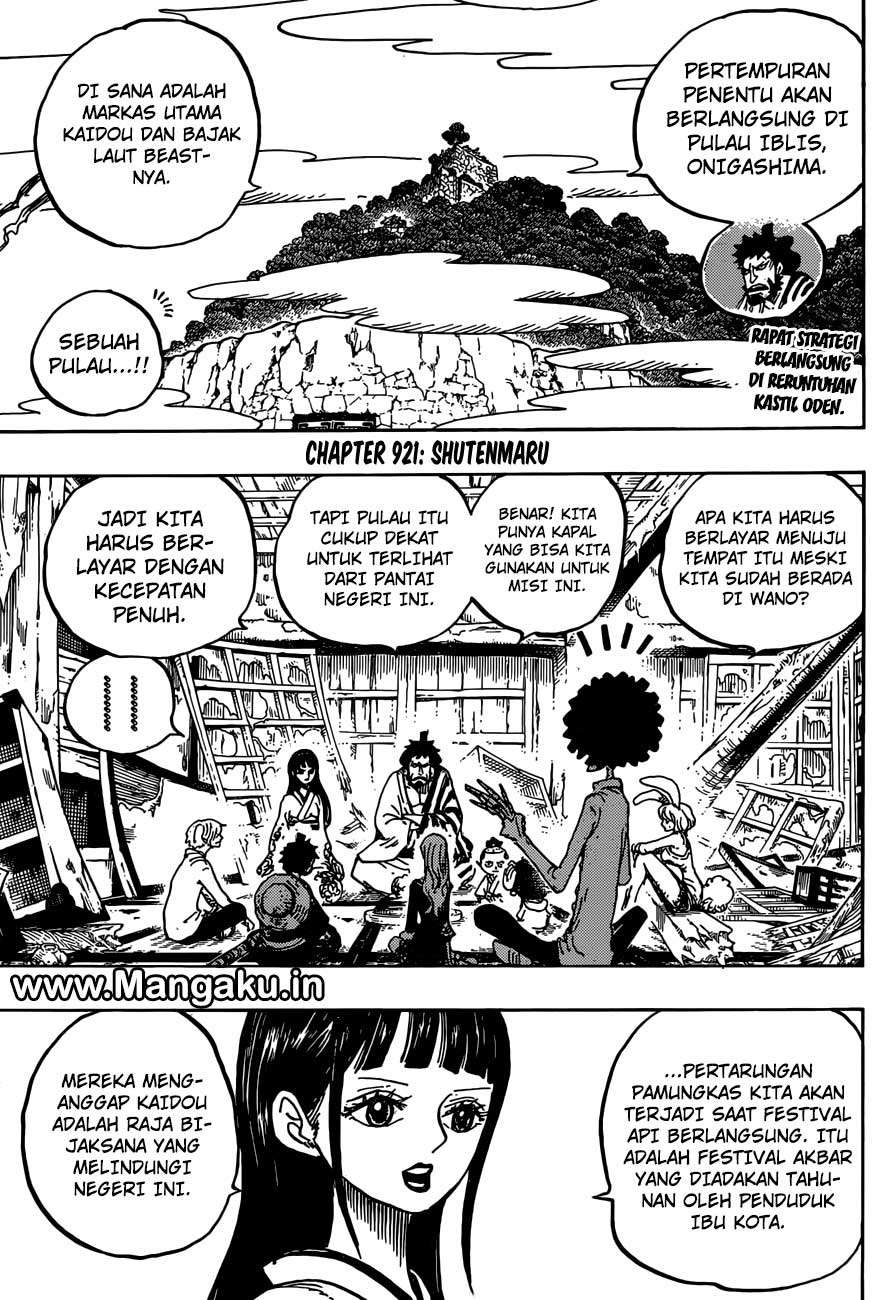 One Piece Chapter 921 Gambar 4