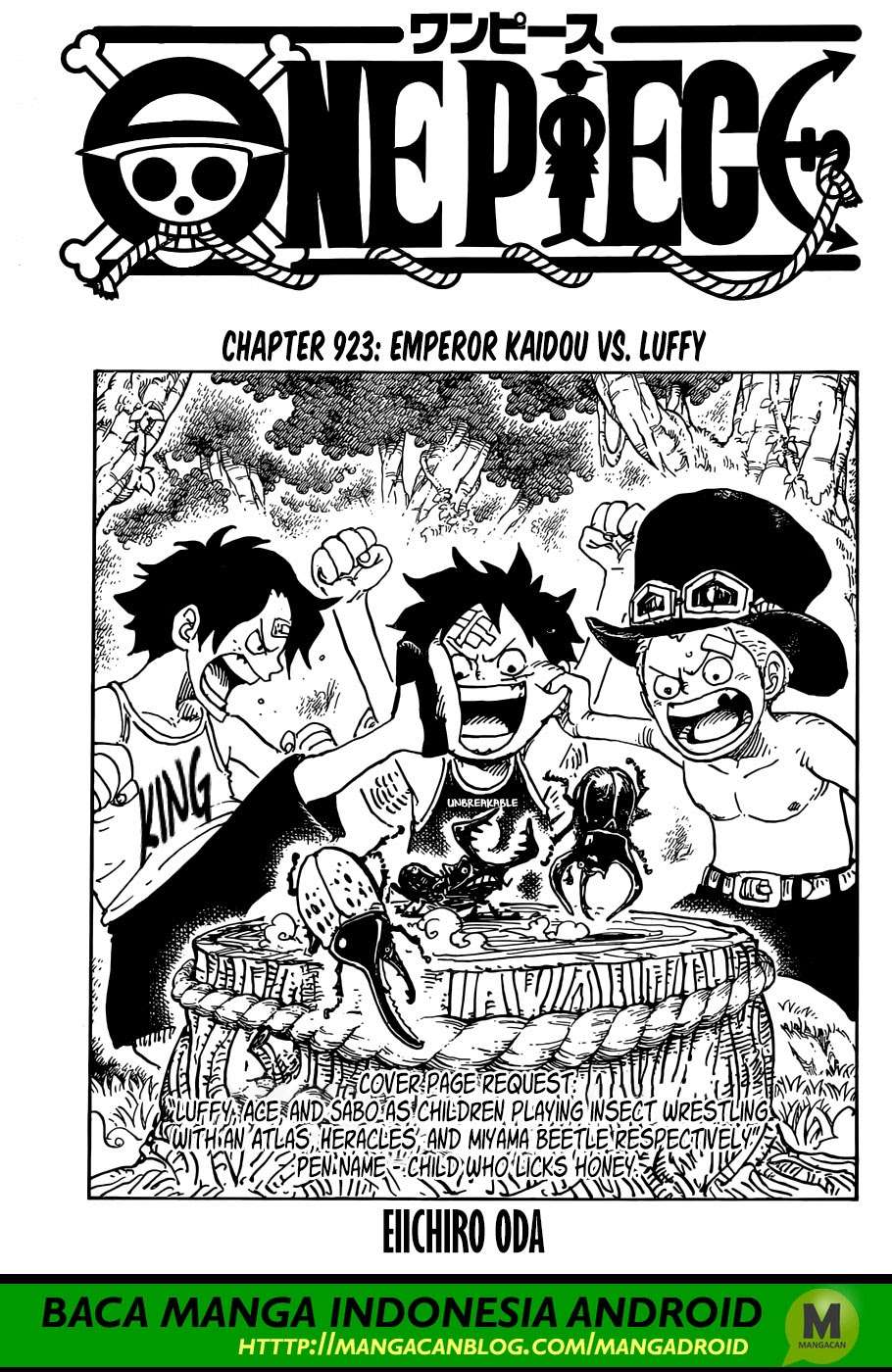 Komik One Piece Chapter 923 gambar nomor 1