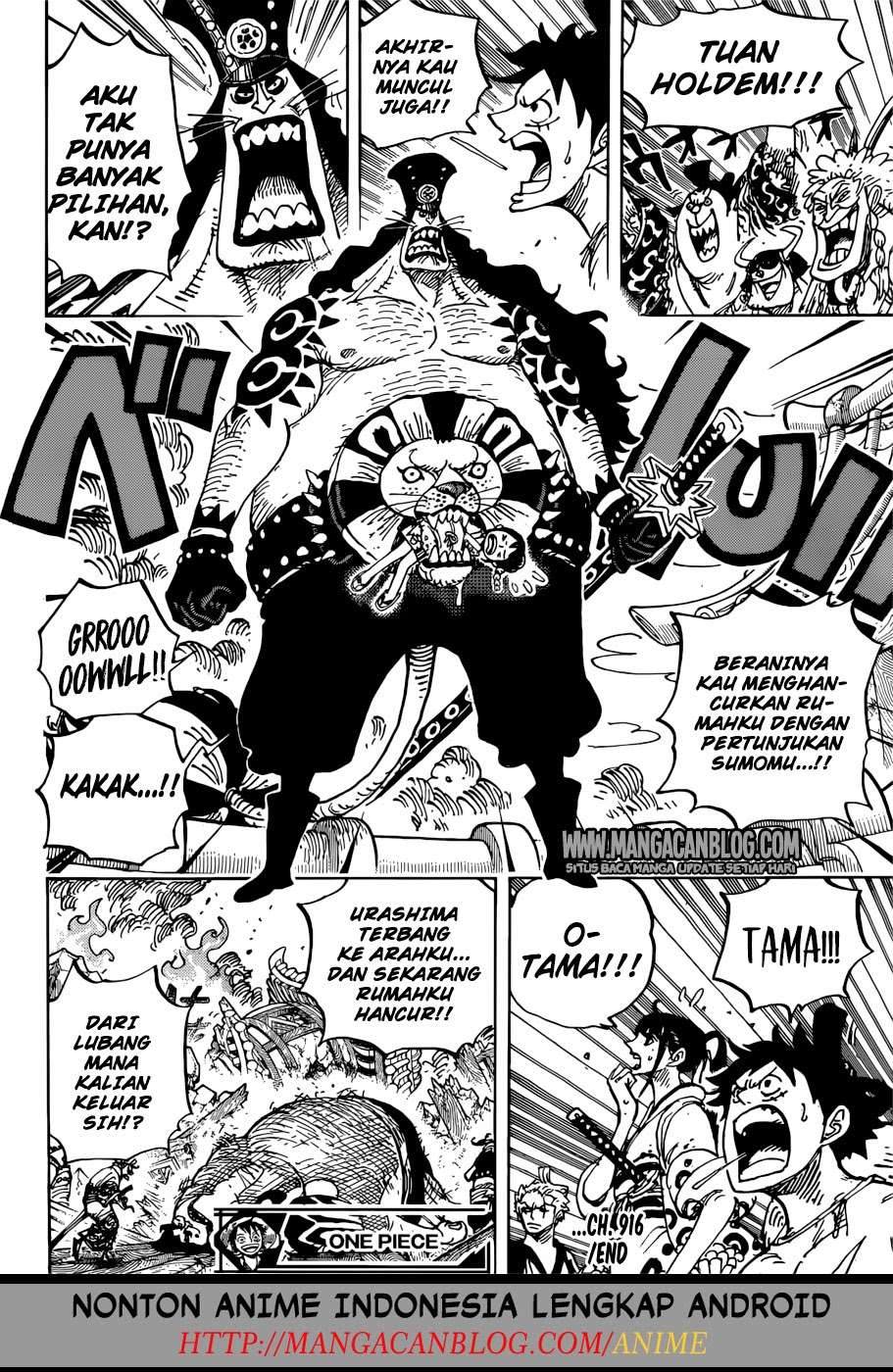 One Piece Chapter 916 Gambar 20