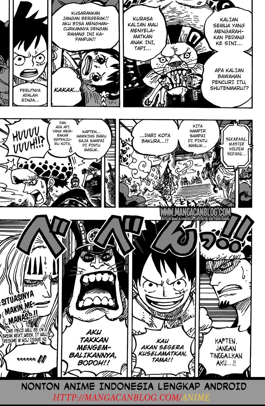One Piece Chapter 916 Gambar 21