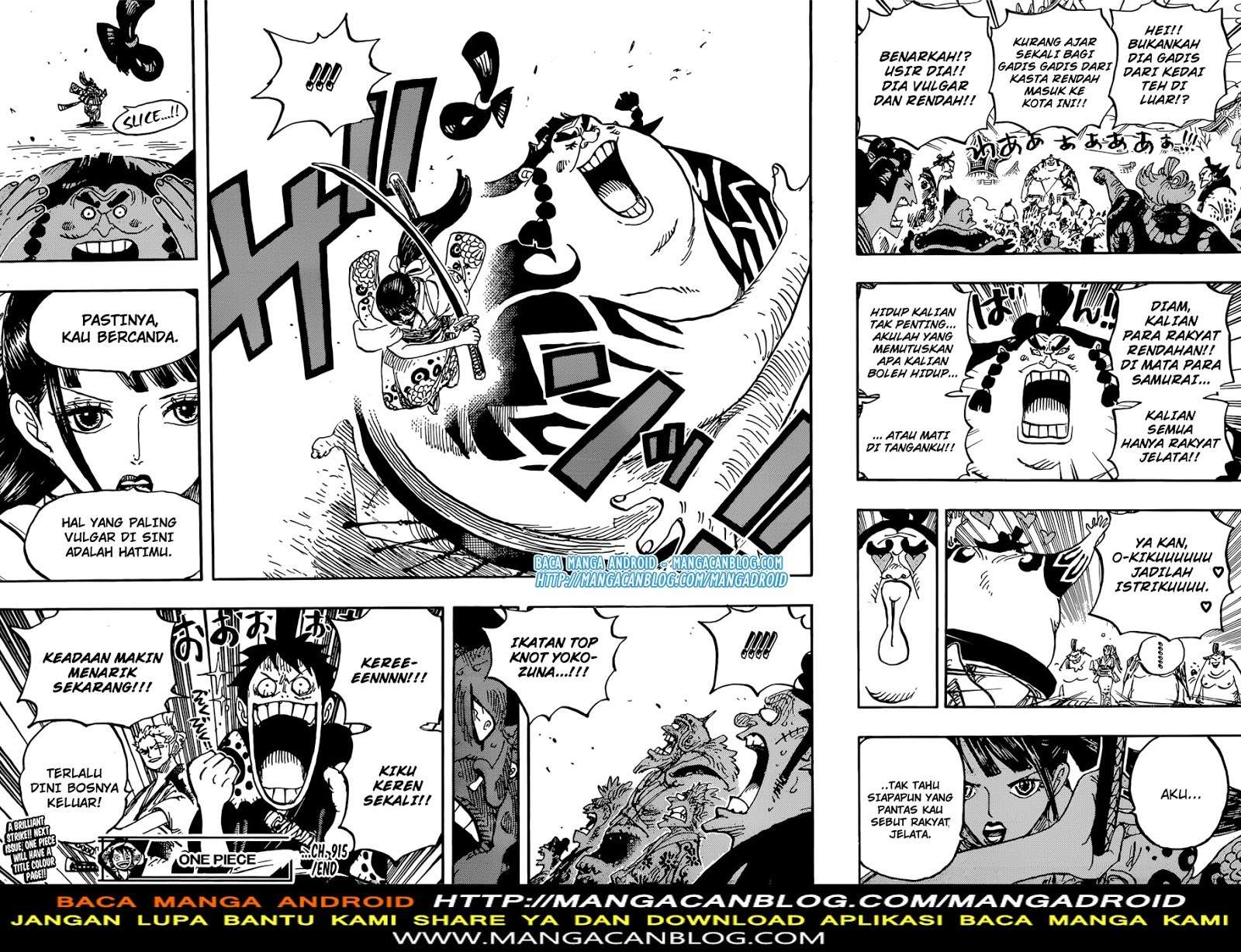 One Piece Chapter 915 Gambar 16
