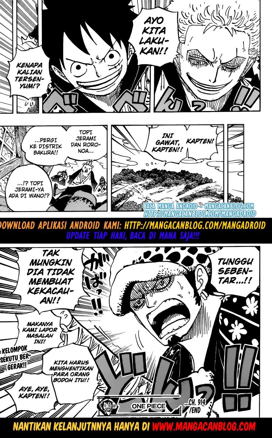 One Piece Chapter 914 Gambar 18