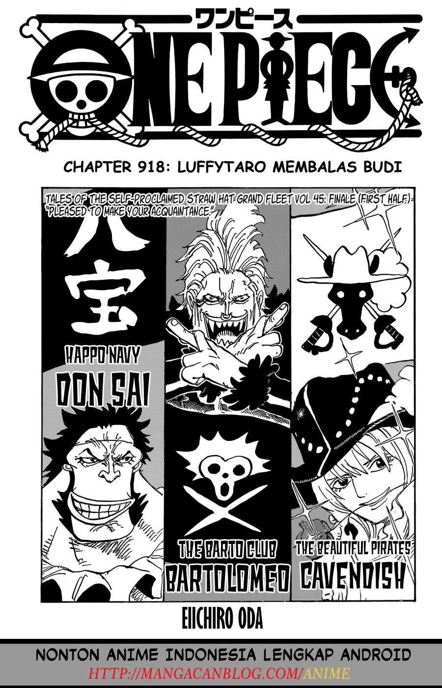 Komik One Piece Chapter 918 gambar nomor 1