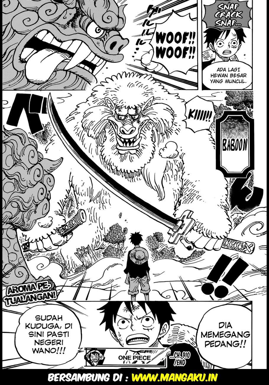 One Piece Chapter 910 Gambar 13