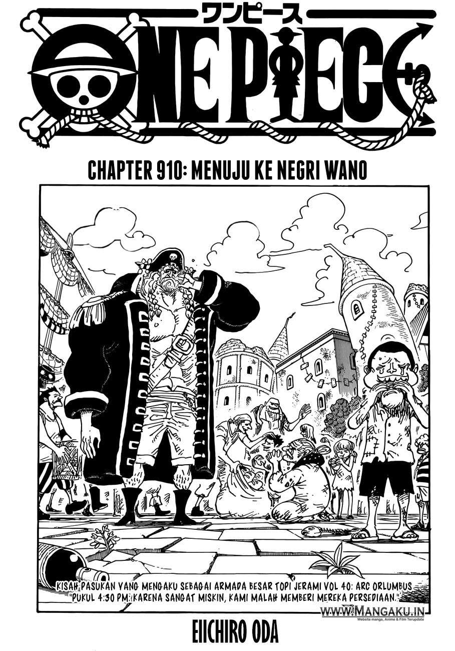 Manga One Piece Chapter 910 gambar nomor 2
