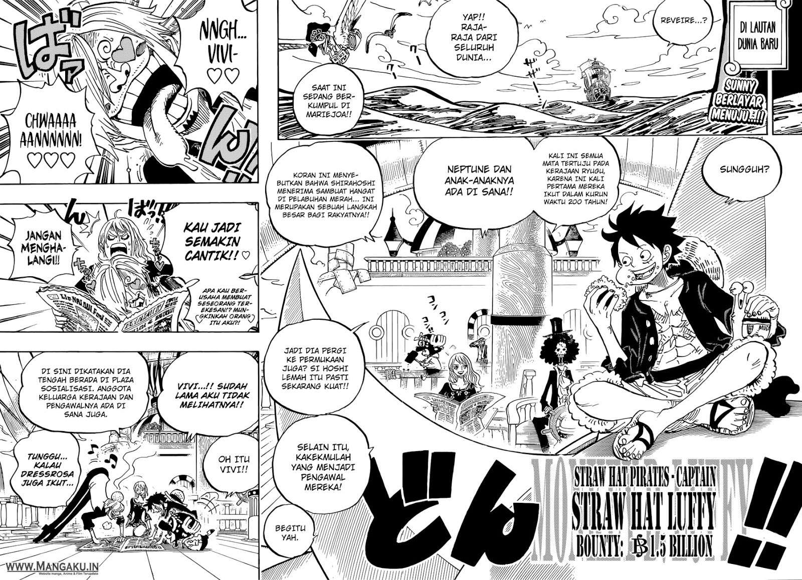 One Piece Chapter 910 Gambar 3