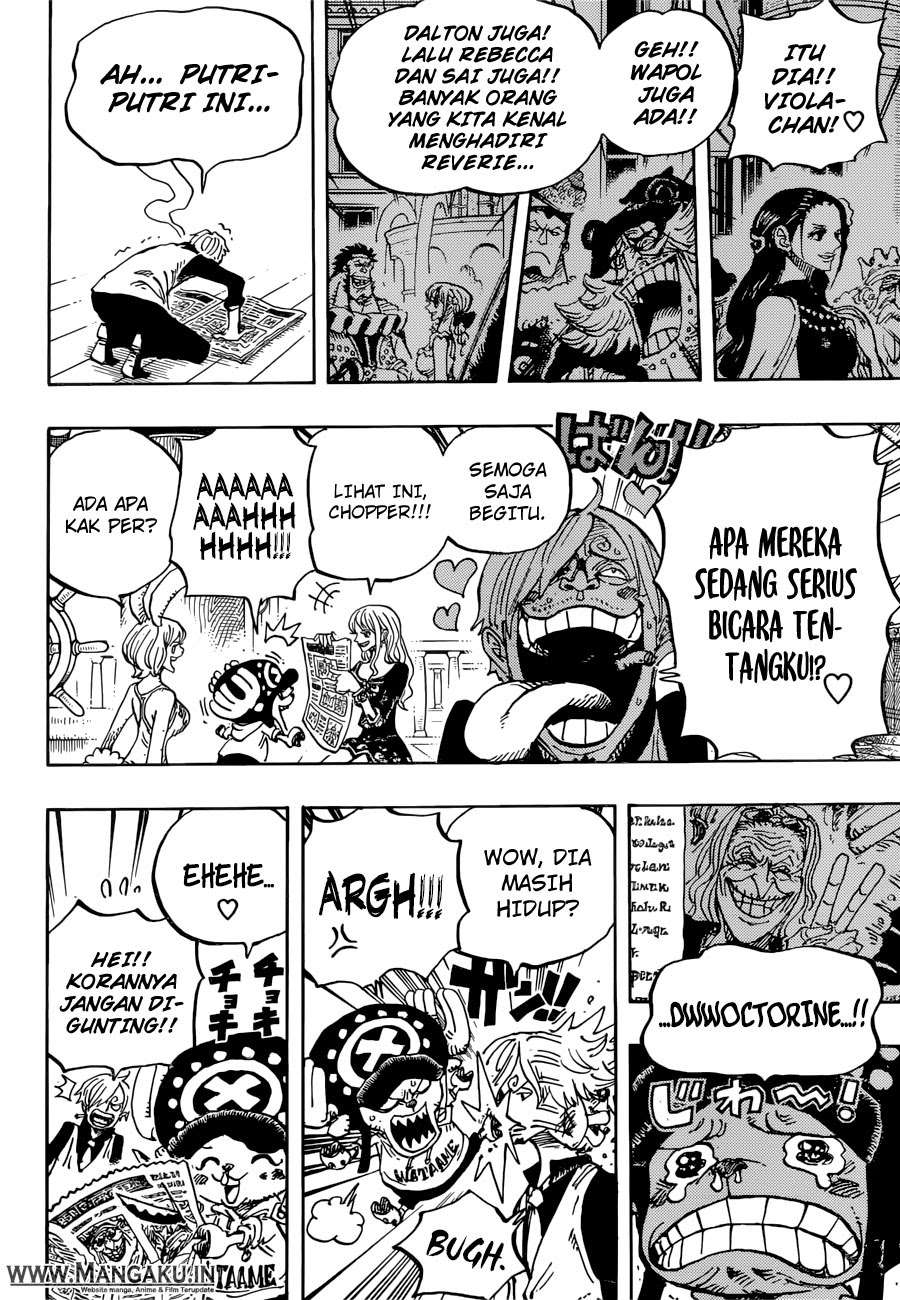One Piece Chapter 910 Gambar 4