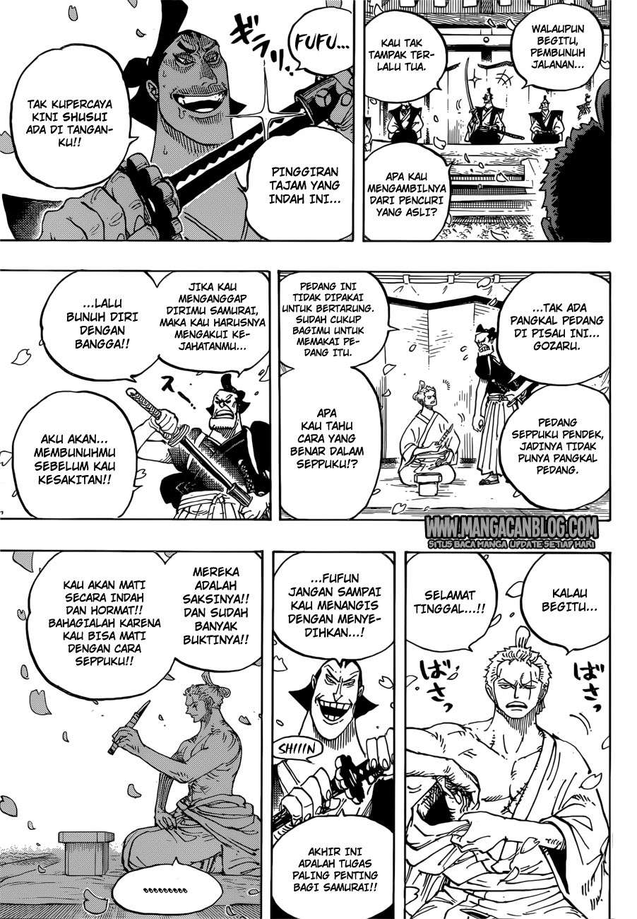 One Piece Chapter 909 Gambar 15