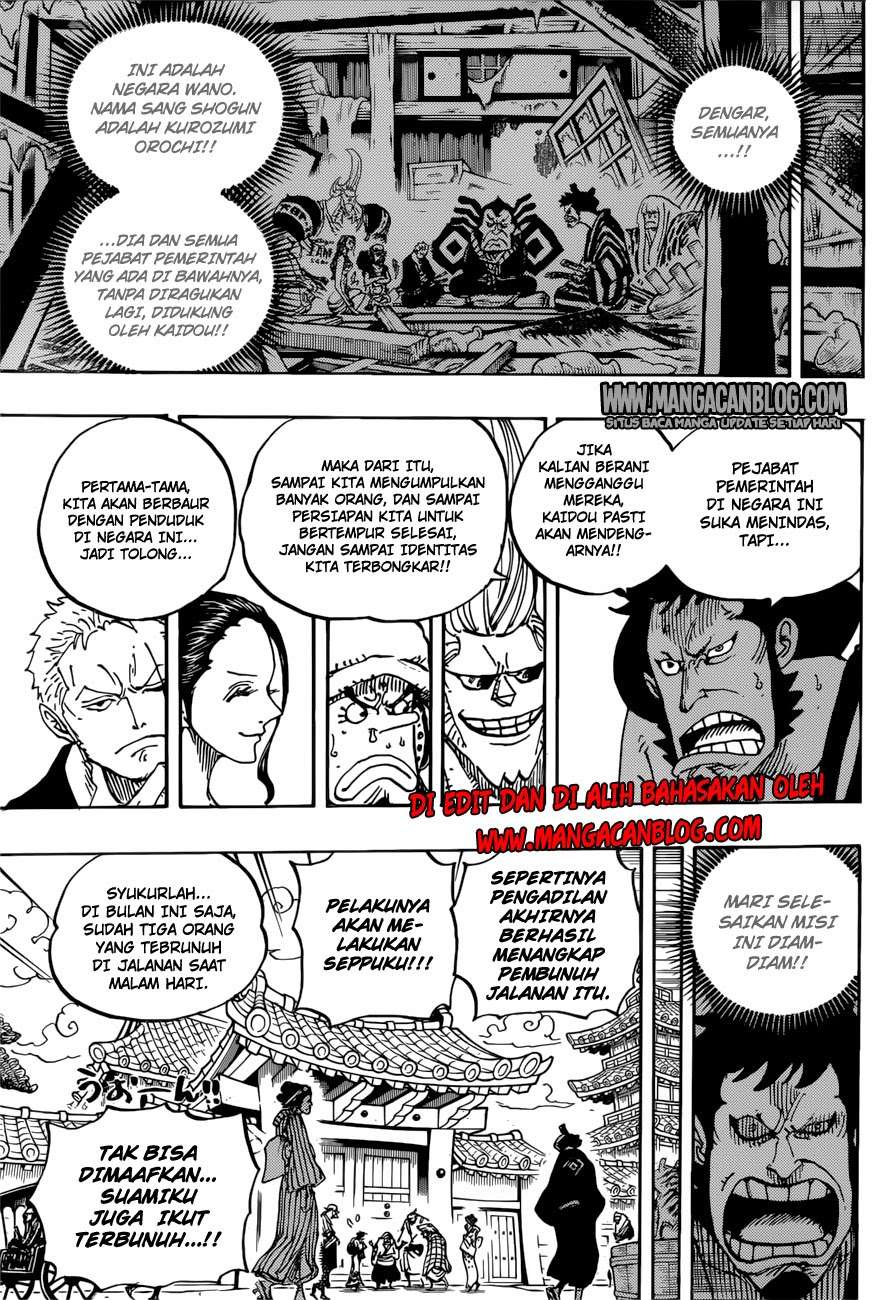 One Piece Chapter 909 Gambar 13