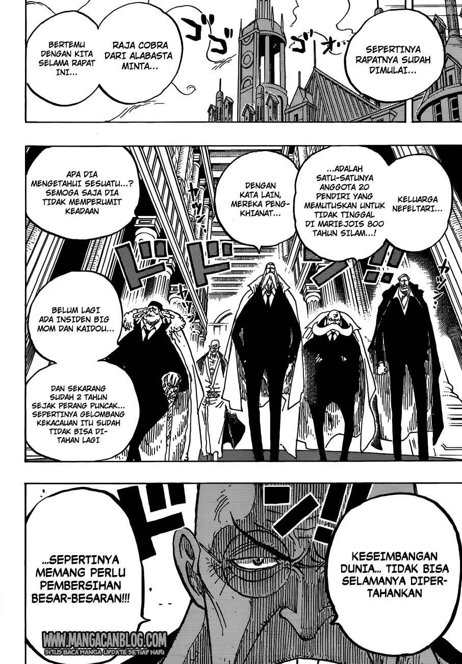 One Piece Chapter 908 Gambar 13