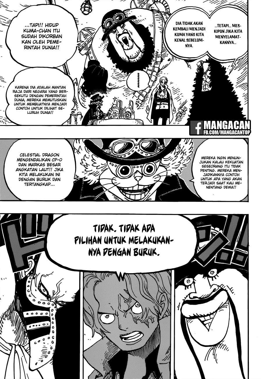 One Piece Chapter 908 Gambar 9