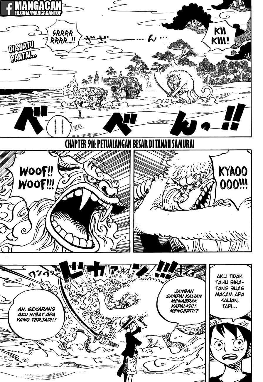 One Piece Chapter 911 Gambar 3