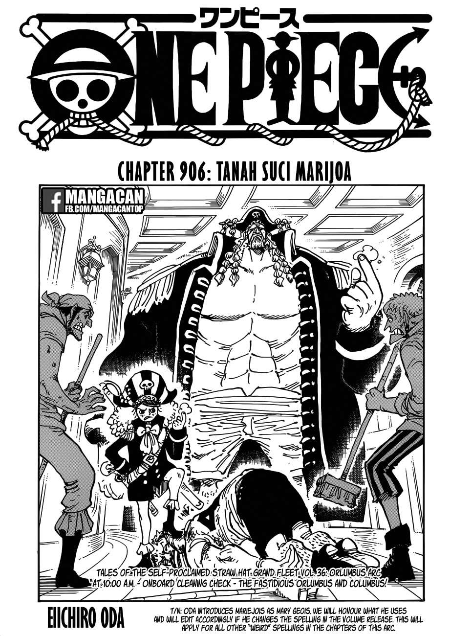 Komik One Piece Chapter 906 gambar nomor 1