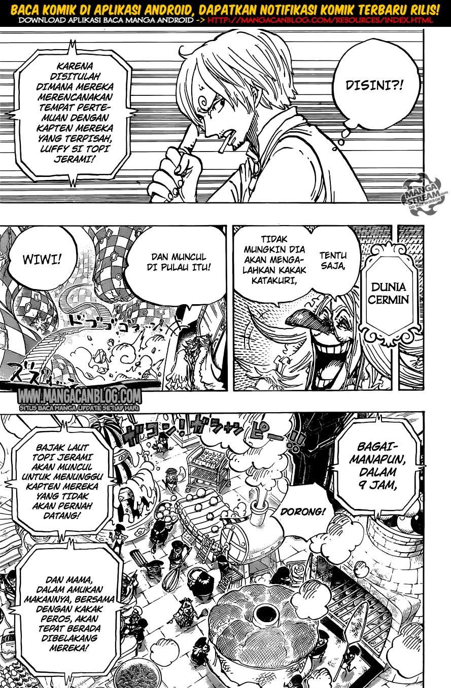 One Piece Chapter 884 Gambar 15