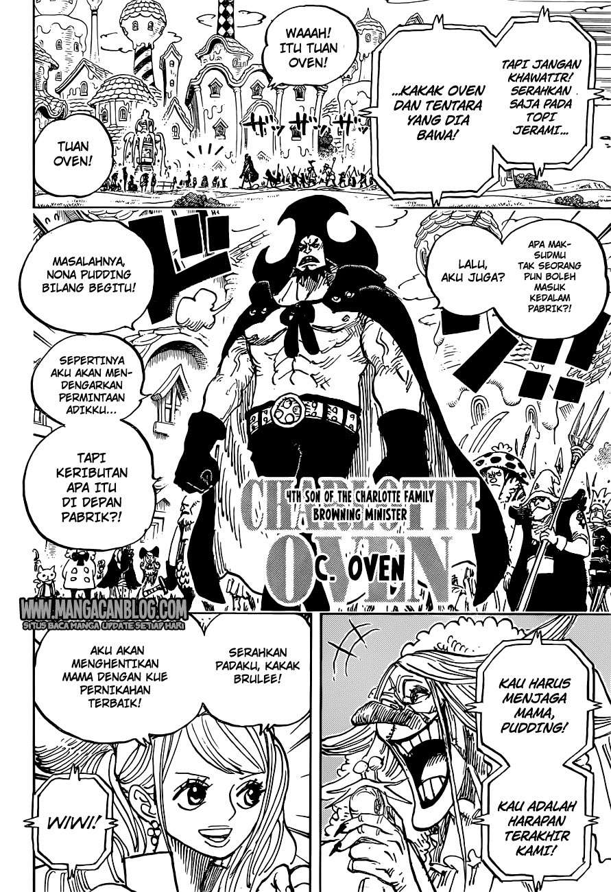 One Piece Chapter 884 Gambar 16