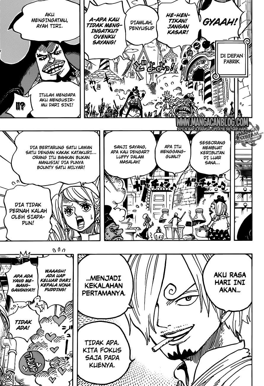 One Piece Chapter 884 Gambar 17