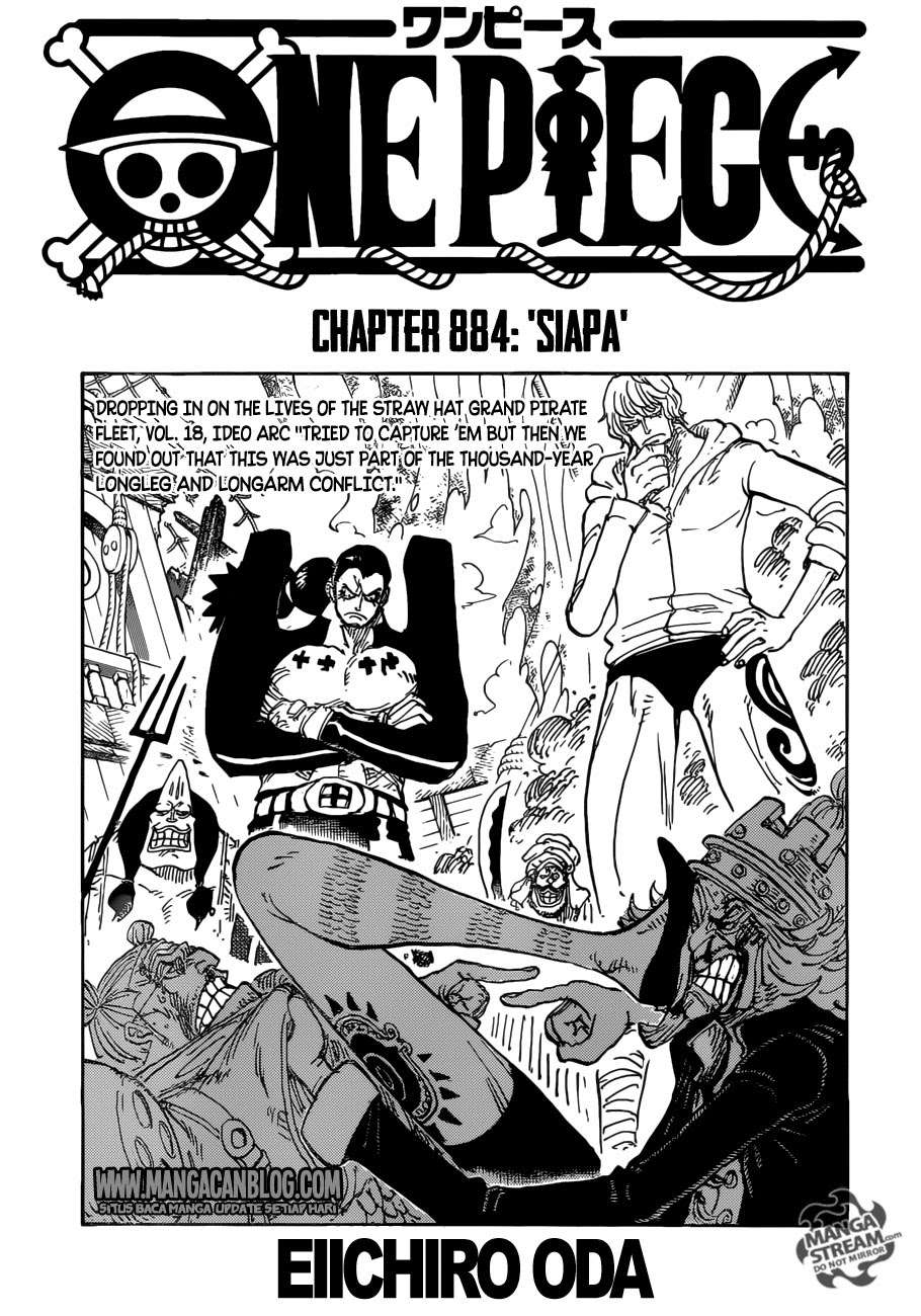 Komik One Piece Chapter 884 gambar nomor 1