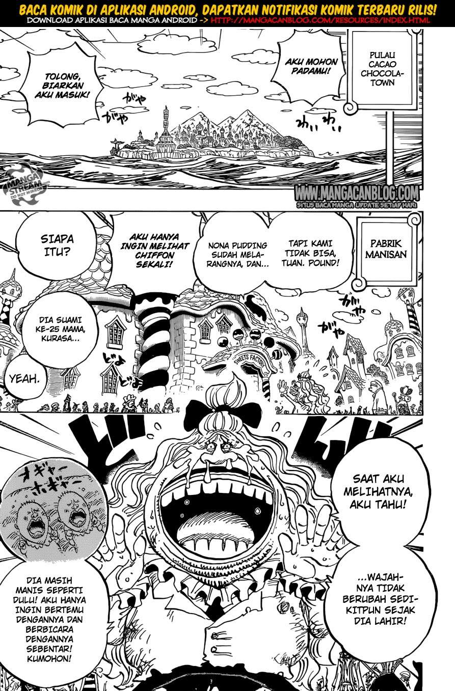 One Piece Chapter 884 Gambar 13