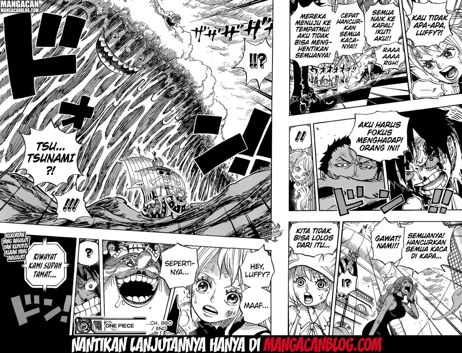 One Piece Chapter 880 Gambar 17