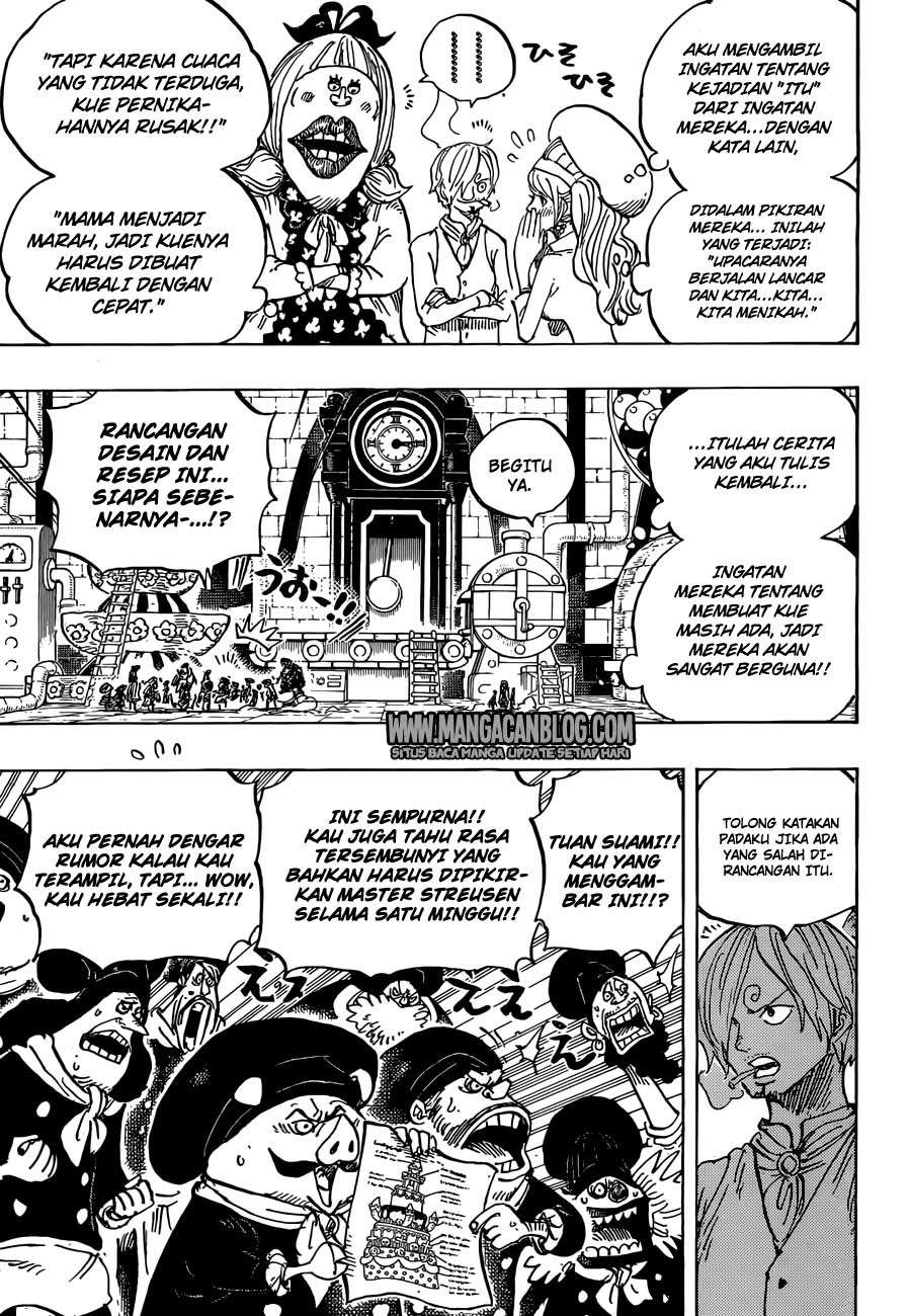 One Piece Chapter 880 Gambar 8