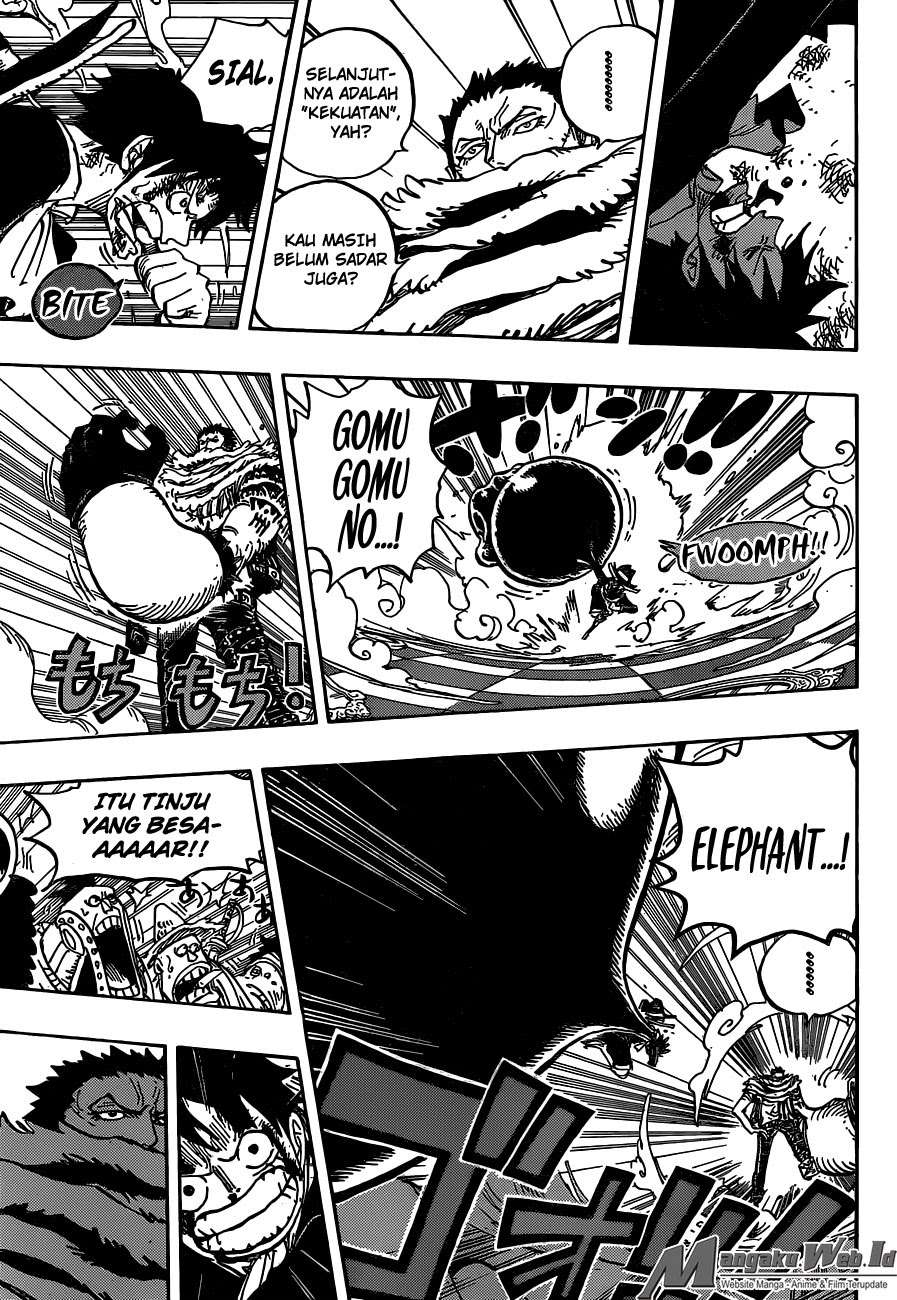 One Piece Chapter 879 Gambar 16