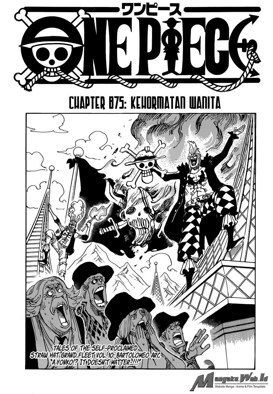 Manga One Piece Chapter 875 gambar nomor 2
