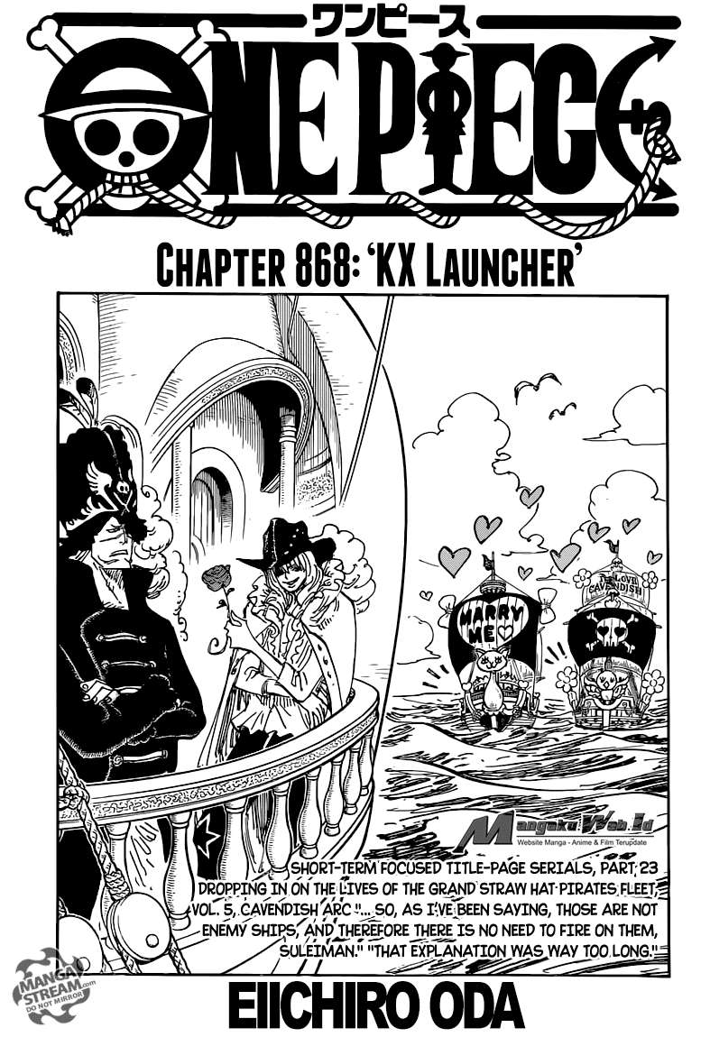Manga One Piece Chapter 868 gambar nomor 2