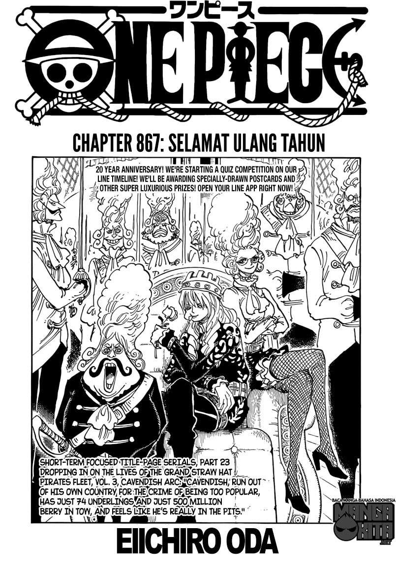 Manga One Piece Chapter 867 gambar nomor 2