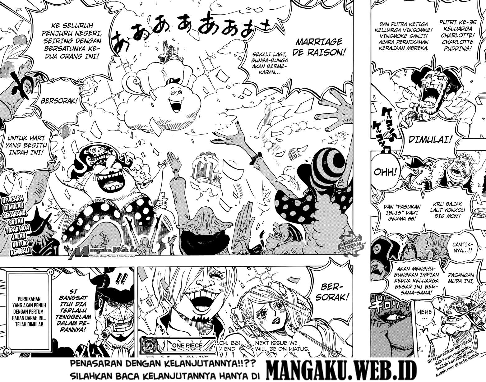 One Piece Chapter 861 Gambar 16