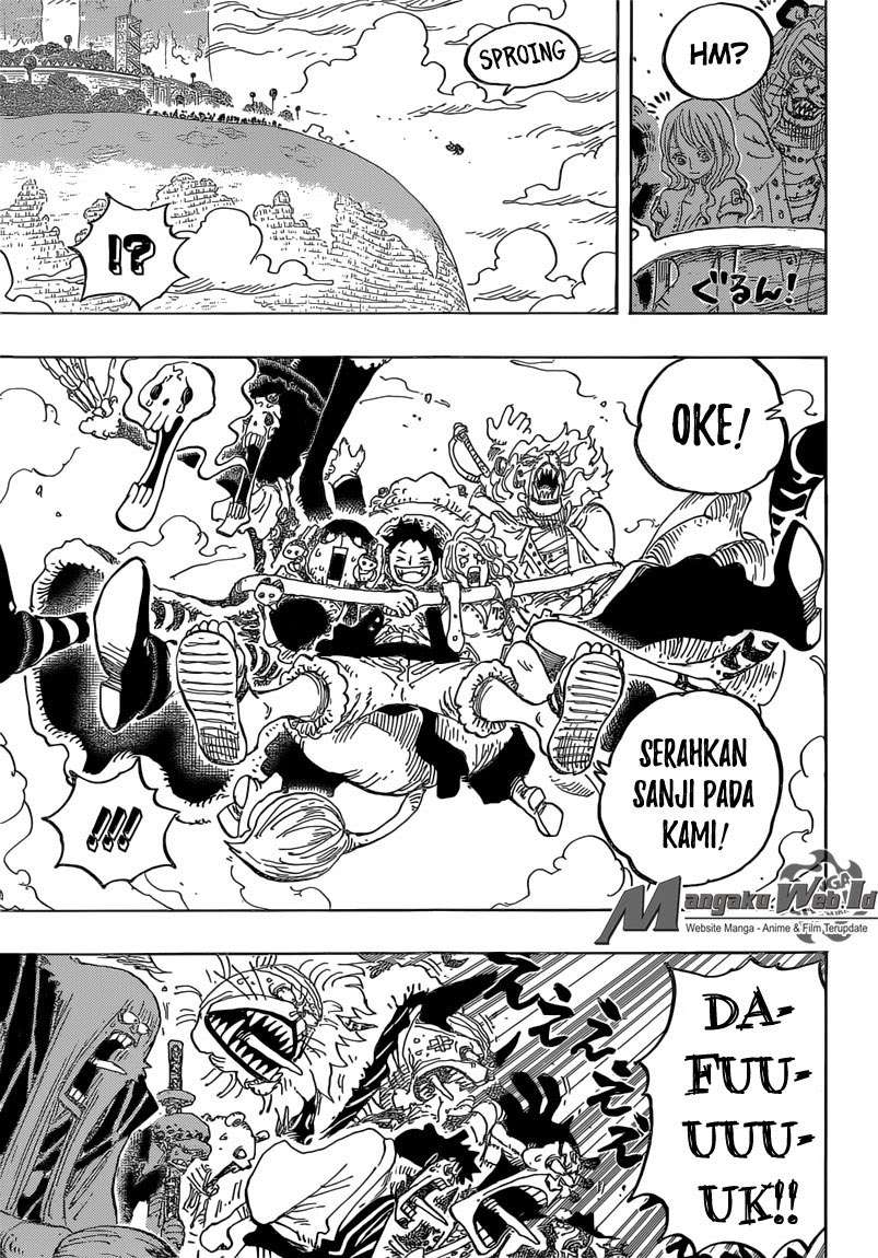 One Piece Chapter 822 Gambar 16