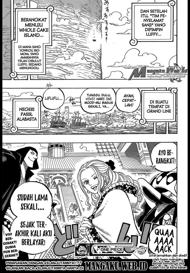 One Piece Chapter 822 Gambar 18