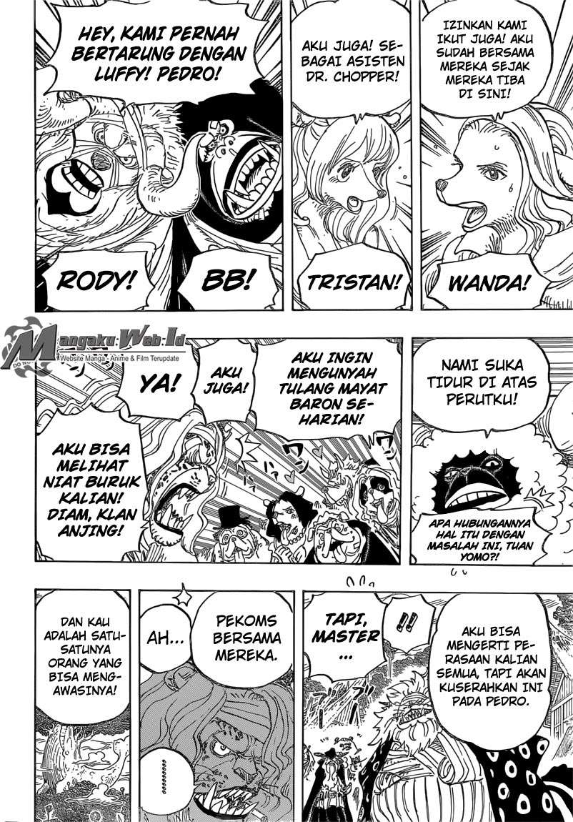 One Piece Chapter 822 Gambar 11