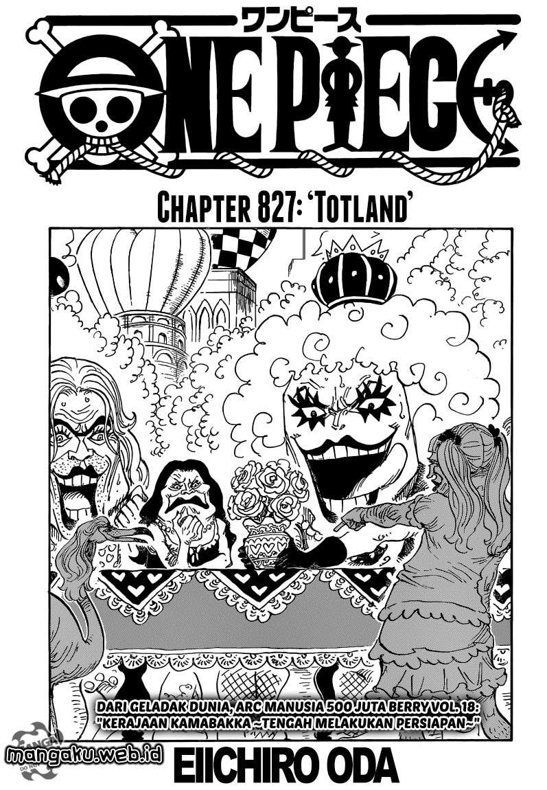 Manga One Piece Chapter 827 gambar nomor 2