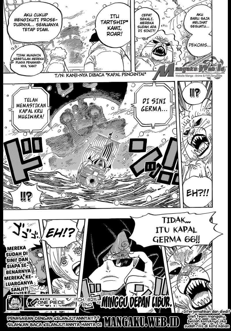One Piece Chapter 825 Gambar 14