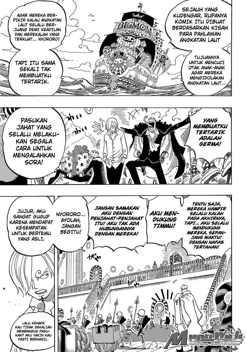 One Piece Chapter 825 Gambar 4
