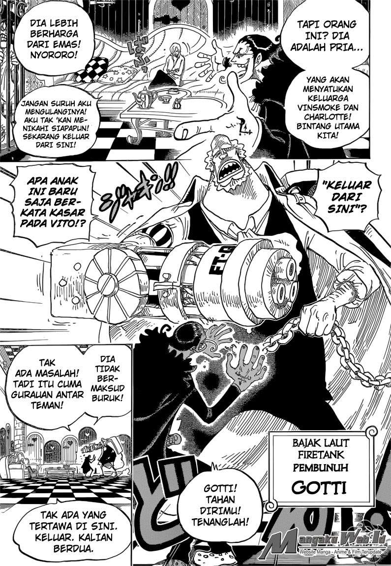 One Piece Chapter 825 Gambar 6