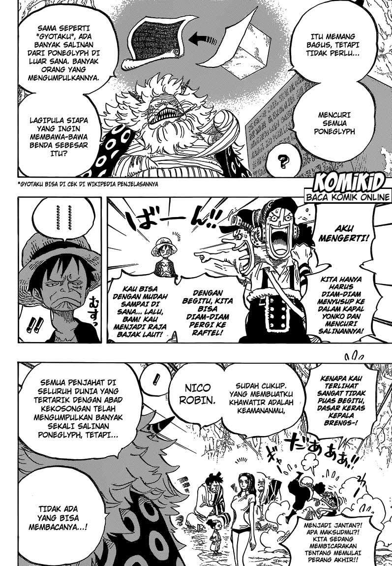 One Piece Chapter 818 Gambar 9
