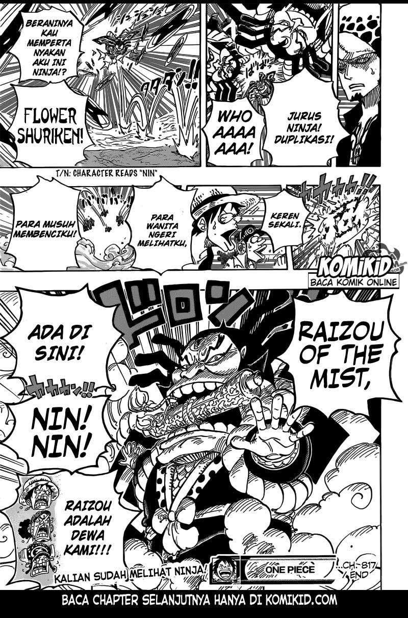 One Piece Chapter 817 Gambar 20
