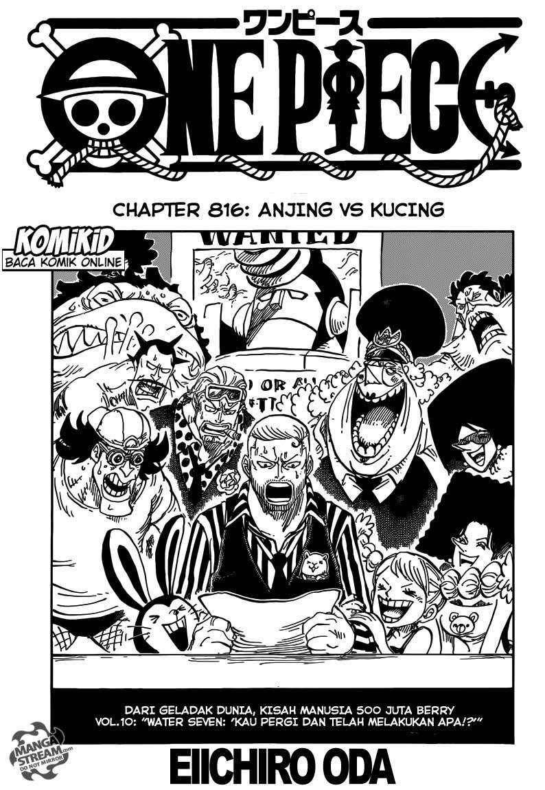 Manga One Piece Chapter 816 gambar nomor 2