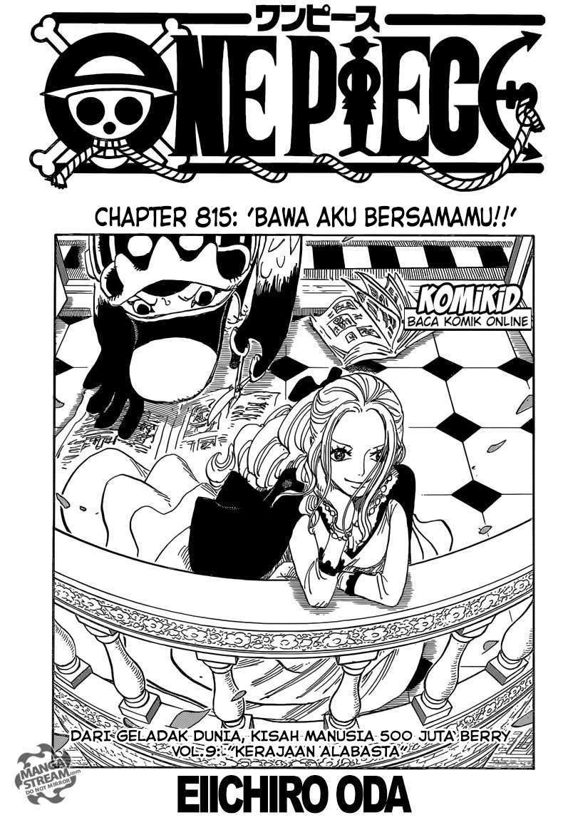 Manga One Piece Chapter 815 gambar nomor 2