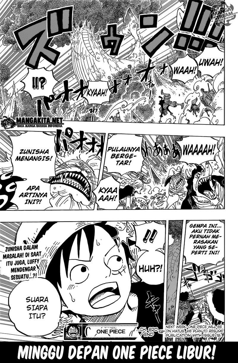 One Piece Chapter 820 Gambar 20