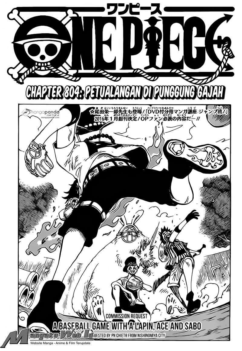 Manga One Piece Chapter 804 gambar nomor 2