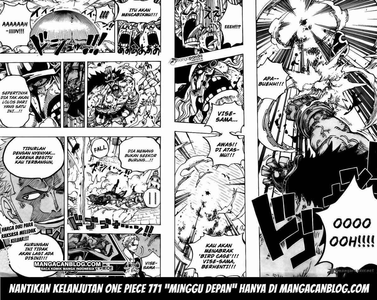 One Piece Chapter 770 Gambar 15
