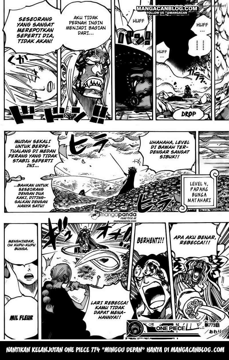 One Piece Chapter 773 Gambar 17