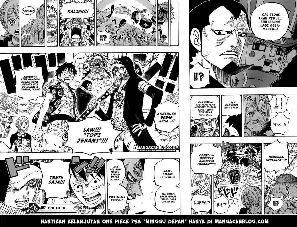 One Piece Chapter 757 Gambar 15