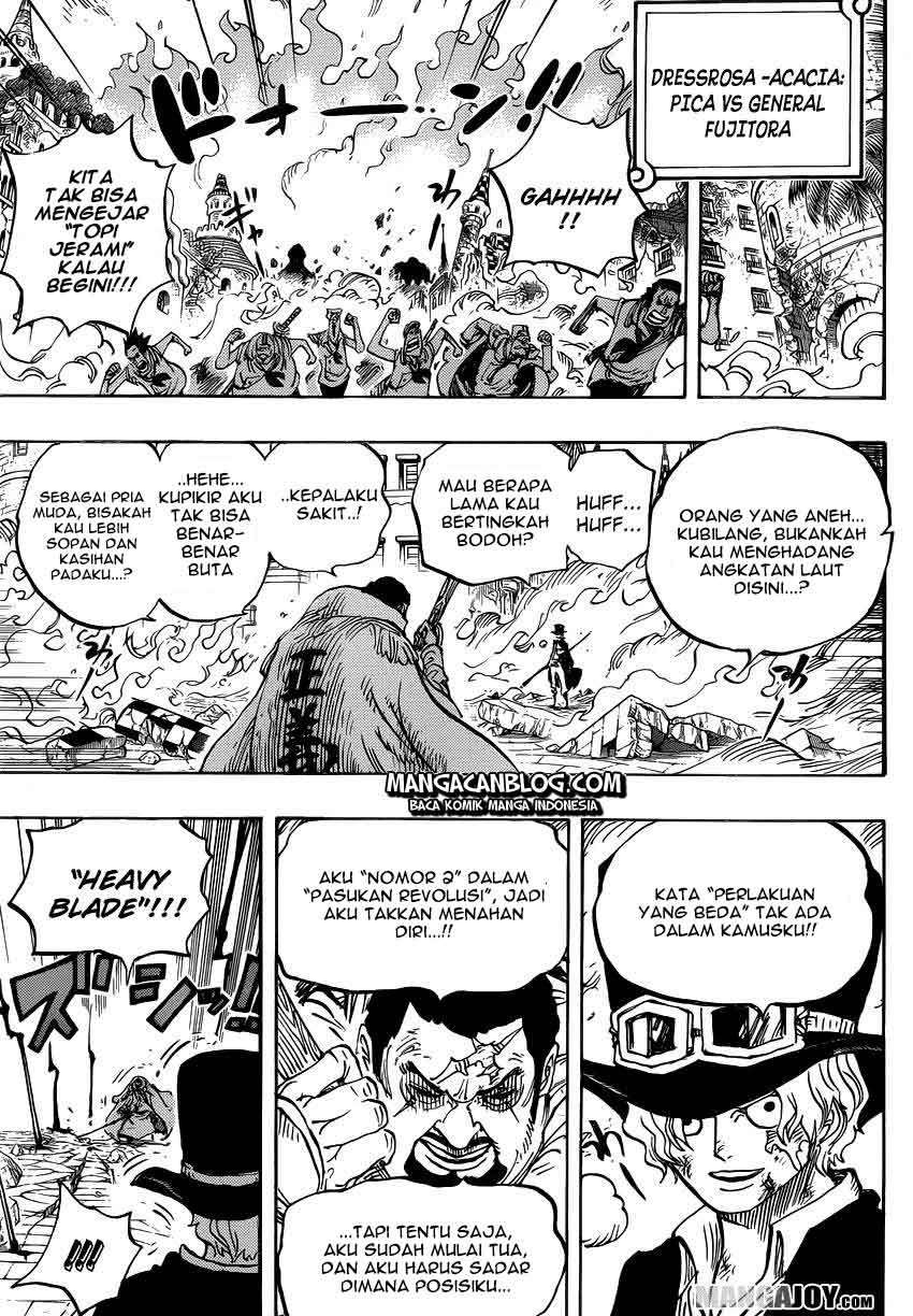 One Piece Chapter 757 Gambar 9