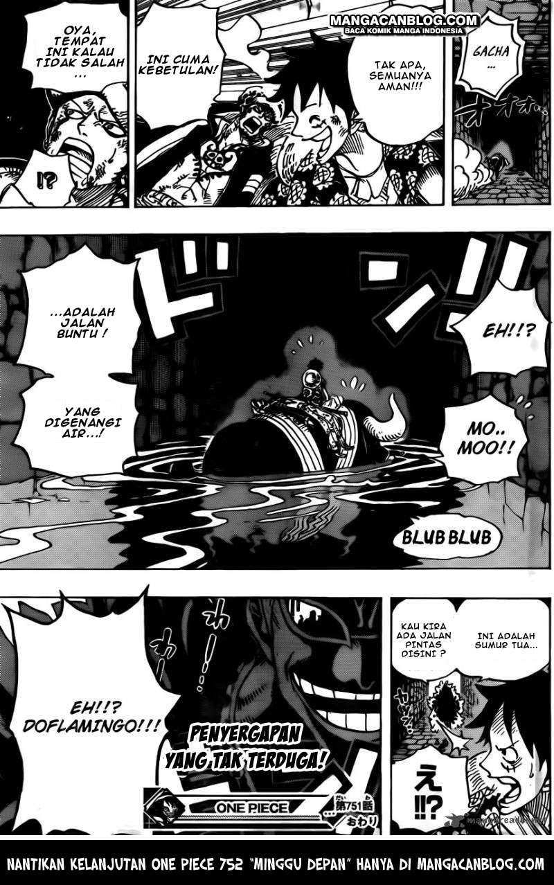 One Piece Chapter 751 Gambar 17